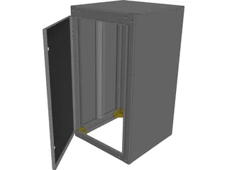 Electrical Cabinet CAD 3D Model