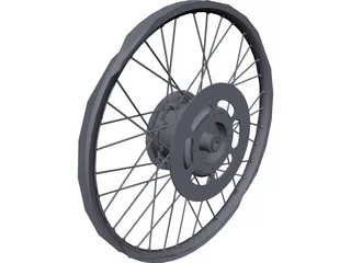 Hudraulic Front Wheel Drive CAD 3D Model