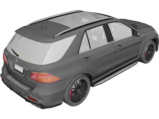 Mercedes-AMG GLE 63 S 4MATIC (2016) 3D Model