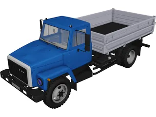 GAZ 3307 3D Model