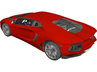 Lamborghini Aventador 3D Model