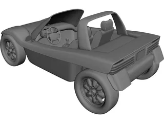 Dune Buggy CAD 3D Model