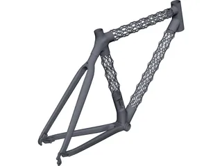 IsoTruss Road Bike Frame 3D Model 3D Preview