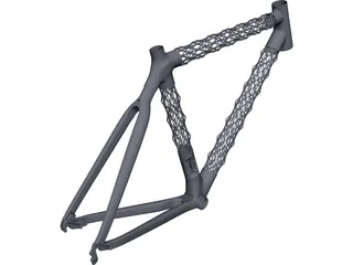 IsoTruss Road Bike Frame 3D Model