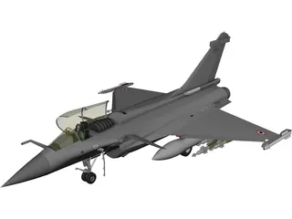 Dassault Rafale 3D Model