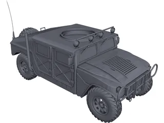 M1151 HMMWV Hummer CAD 3D Model