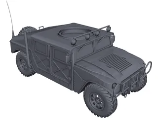 M1151 HMMWV Hummer 3D Model