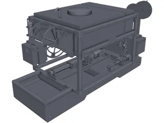 UG Pumping Unit CAD 3D Model