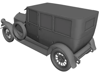 Pierce-Arrow Model 7 (1920) 3D Model 3D Preview