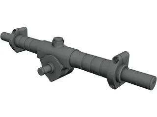 KAZ Technologies FSAE Steering Rack 3D Model