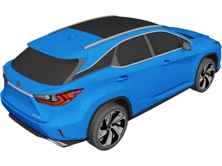 Lexus RX350 (2018) 3D Model