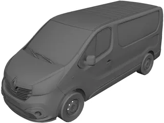 Renault Trafic 3D Model 3D Preview