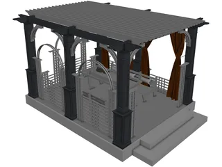 Pergola 3D Model