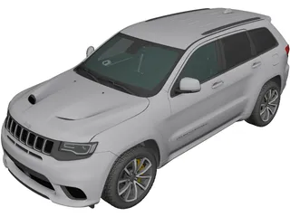 Jeep Grand Cherokee Trackhawk 3D Model