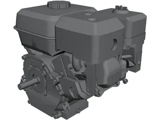 Honda GS200 Engine CAD 3D Model