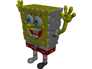 Sponge Bob 3D Model