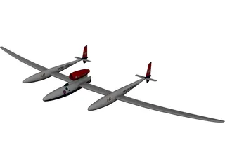 Virgin Atlantic GlobalFlyer 3D Model 3D Preview