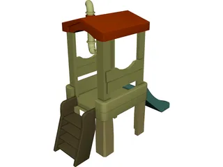 Treehouse Playset 3D Model