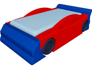 Race Car Bed 3D Model