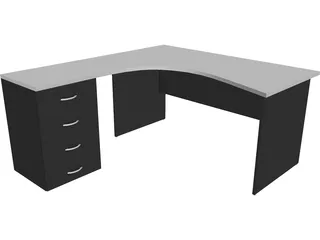 Desk 3D Model