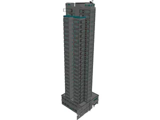 HK Residential Tower 3D Model