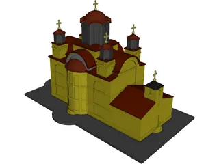Ravanica Church 3D Model