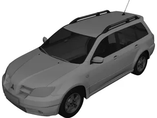Mitsubishi Outlander 3D Model