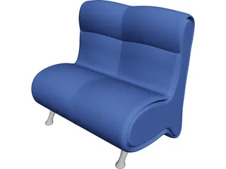 Arm Chair Blues 3D Model