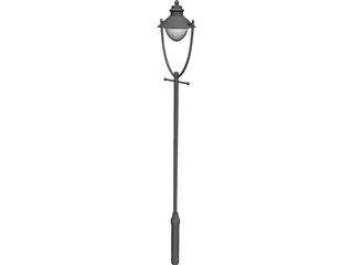 Street Lamp Edwardian 3D Model