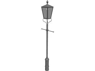 Street Lamp Victorian 3D Model