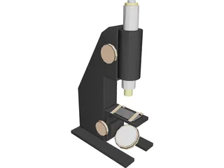 Microscope 3D Model