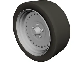 Wheel Tire 3D Model