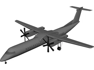 Bombardier Q400 3D Model