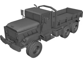 Military Transport Truck 3D Model