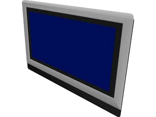 Philips Plasma TV 3D Model