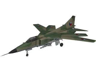 MiG-23 Flogger 3D Model