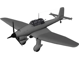 Junkers Ju 87 3D Model