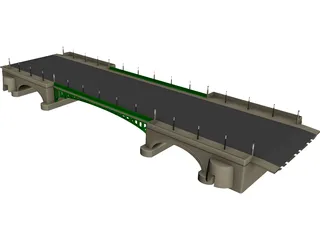 European Bridge 3D Model