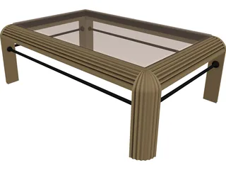 Table Rectangular 3D Model