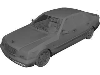 Mercedes-Benz S600 3D Model