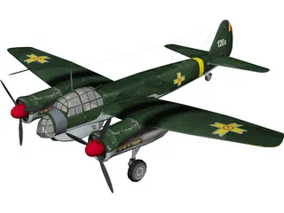 Junkers Ju 88A-4 3D Model