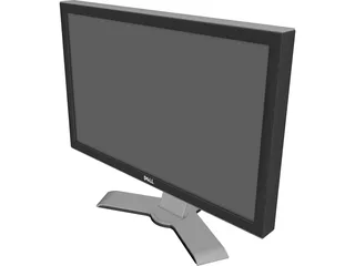 Dell LCD Screen 3D Model