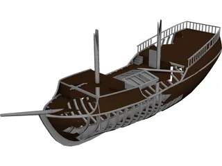 Shipwreck 3D Model 3D Preview
