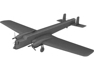 Armstrong Whitworth Whitley 3D Model