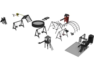 Playground 3D Model 3D Preview