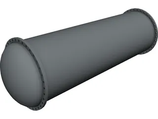 Tubular Heat Exchanger 3D Model