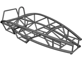 Ariel Atom Car Frame CAD 3D Model