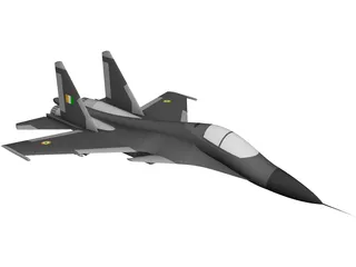 Su-30 3D Model