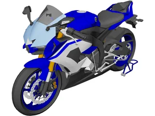 Yamaha YZF-R6 3D Model