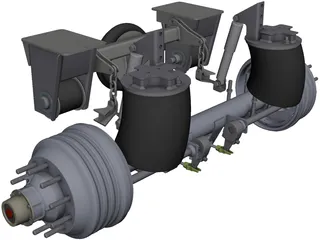 HT300-19-004 Hendrickson Suspension 3D Model